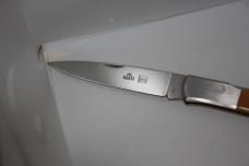 Al Mar Eagle Folding Knife White Micarta High Polish Blade W sheath