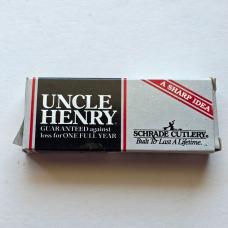 Vintage Schrade USA 12UH Roadie Uncle Henry Pocket Knife MIB Box Papers Bail NOS