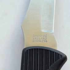 Vintage Imperial Ireland Fixed Blade Hunting Knife Trailing Point Skinner Sheath
