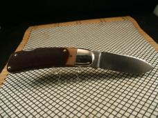 SCHRADE OLD TIMER 51OT "FAT BOY" VINTAGE USA MADE CARBON STEEL BLADE UNUSED LOCKBACK KNIFE & SHEATH 