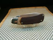 SCHRADE OLD TIMER 51OT "FAT BOY" VINTAGE USA MADE CARBON STEEL BLADE UNUSED LOCKBACK KNIFE & SHEATH 