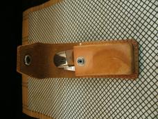SCHRADE OLD TIMER 51OT "FAT BOY" VINTAGE USA MADE CARBON STEEL BLADE UNUSED LOCKBACK KNIFE & SHEATH 