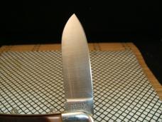 SCHRADE OLD TIMER 51OT "FAT BOY" VINTAGE USA MADE CARBON STEEL BLADE UNUSED LOCKBACK KNIFE & SHEATH 