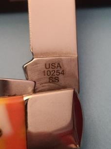2024 Case Candy Corn Kirinite Smooth Trapper (10254SS)