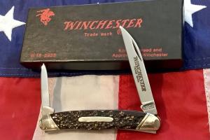 1988 Winchester Half Congress Mdl 2935 w BlackDark Brown Bone Handles - NOS in orig box