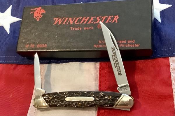 1988 Winchester Half Congress (Mdl# 2935) w/ Black/Dark Brown Bone Handles - NOS in orig box