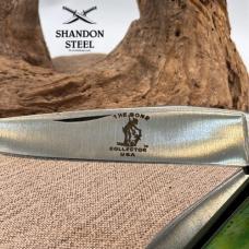 The Bone Collector Large 3-Blade Stockman Green Bone Folding Pocket Knife (118)