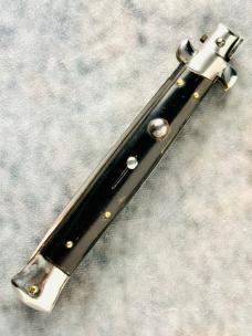 Vintage 11" INOX stamp Swivel Bolster - Horn Scales - Works Great