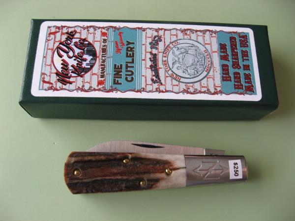NEW YORL KNIFE COMPANY/COOPER CUTLERY BARLOW SAMBAR STAG #1 NEW YORL KNIFE COMPANY/COOPER CUTLERY BARLOW SAMBAR STAG #1