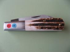 NEW YORL KNIFE COMPANY/COOPER CUTLERY BARLOW SAMBAR STAG #1