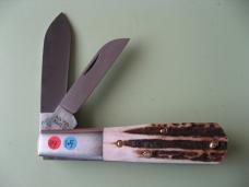 NEW YORL KNIFE COMPANY/COOPER CUTLERY BARLOW SAMBAR STAG #1