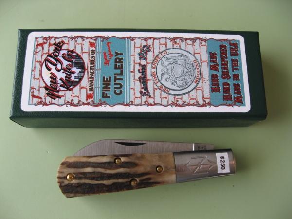 NEW YORK KNIFE COMPANY/COOPER CUTLERY BARLOW SAMBAR STAG #3 NEW YORK KNIFE COMPANY/COOPER CUTLERY BARLOW SAMBAR STAG #3