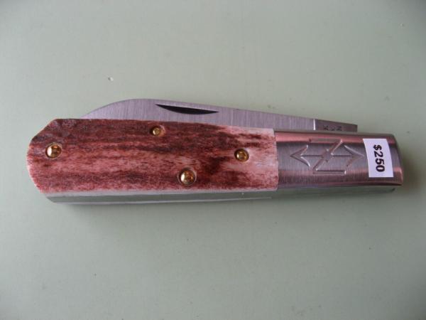 NEW YORK KNIFE COMPANY/COOPER CUTLERY BARLOW RED STAG #2 NEW YORK KNIFE COMPANY/COOPER CUTLERY BARLOW RED STAG #2