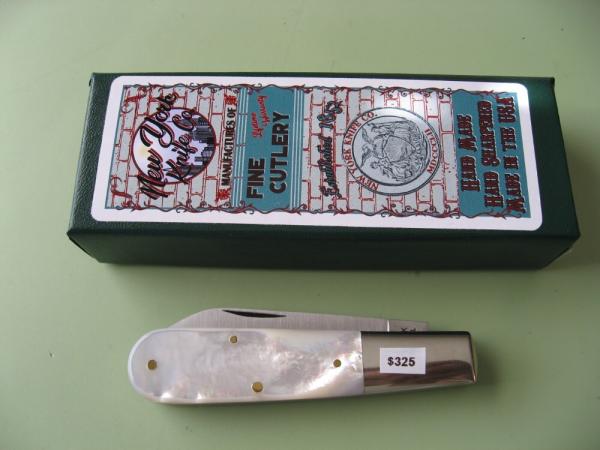 NEW YORK KNIFE COMPANY/COOPER CUTLERY BARLOW PEARL #1 NEW YORK KNIFE COMPANY/COOPER CUTLERY BARLOW PEARL #1