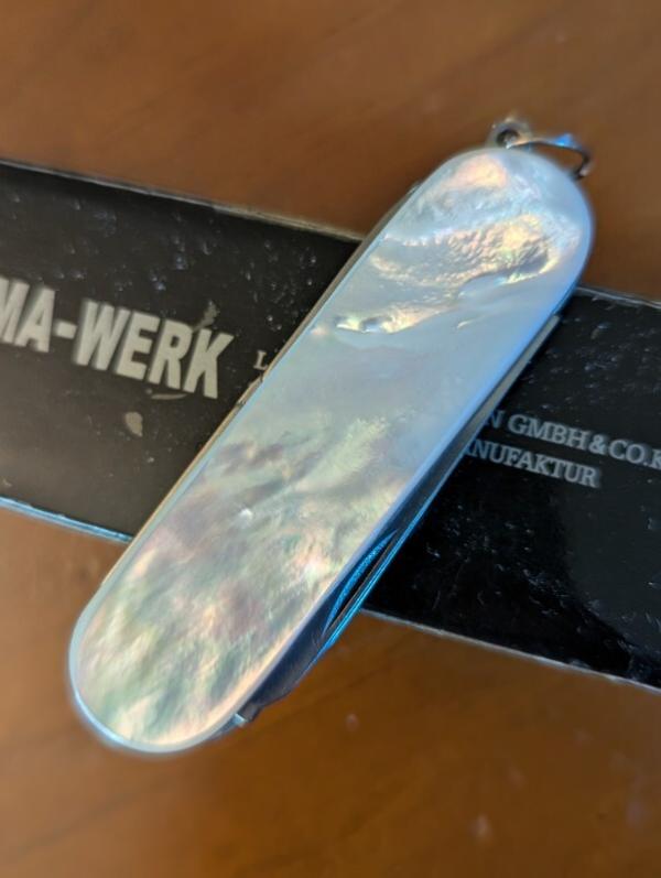 FIERY PEARL PUMA 3 BLADE LOBSTER KNIFE 