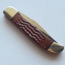 Vintage Case XX 6265-SAB Folding Hunter Knife Red Bone 2-Blade w/ Box
