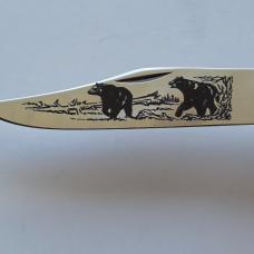 1987 Case XX 5165 SSP Stag Pennsylvania Bear Folding Hunter Knife 1 of 500 Box PA228