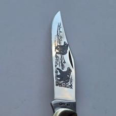 1987 Case XX 5165 SSP Stag Pennsylvania Bear Folding Hunter Knife 1 of 500 Box PA228