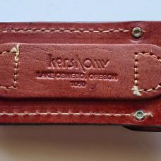 Vintage Kershaw 1050 Folding Field Knife Kai Japan Phenolic Brass Lockback MIB Box