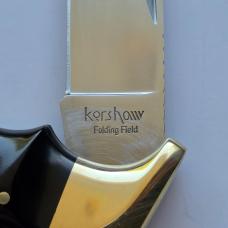 Vintage Kershaw 1050 Folding Field Knife Kai Japan Phenolic Brass Lockback MIB Box