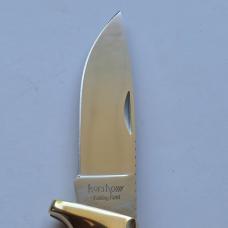 Vintage Kershaw 1050 Folding Field Knife Kai Japan Phenolic Brass Lockback MIB Box