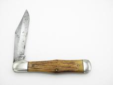 Vintage Queen City Cutlery Folding Hunter:  5 ¼”” closed, early 1930s, “Queen City” tang stamp,