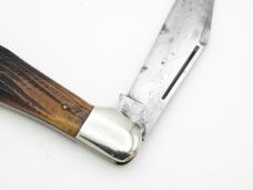 Vintage Queen City Cutlery Folding Hunter:  5 ¼”” closed, early 1930s, “Queen City” tang stamp,