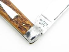 Vintage Queen City Cutlery Swayback Jack:  4 ¼” closed, early 1930s, “Queen City” tang stamp