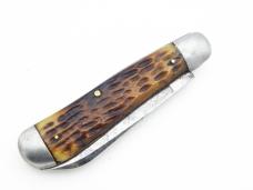Vintage Queen City Cutlery Dogleg Jack:  3 3/8” closed, early 1930s, “Queen City” tang stamp