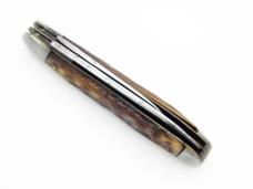 Vintage Queen City Cutlery Dogleg Jack:  3 3/8” closed, early 1930s, “Queen City” tang stamp