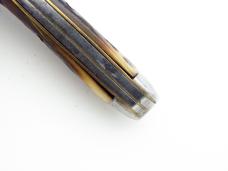 Vintage Queen City Cutlery Dogleg Jack:  3 3/8” closed, early 1930s, “Queen City” tang stamp