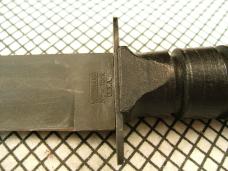 CAMILLUS NEW YORK U.S.A. VINTAGE 1936/1945 MILITARY FIGHTING KNIFE WITH ORIGINAL LEATHER SHEATH