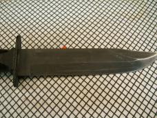 CAMILLUS NEW YORK U.S.A. VINTAGE 1936/1945 MILITARY FIGHTING KNIFE WITH ORIGINAL LEATHER SHEATH