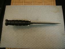 CAMILLUS NEW YORK U.S.A. VINTAGE 1936/1945 MILITARY FIGHTING KNIFE WITH ORIGINAL LEATHER SHEATH