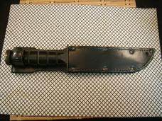 CAMILLUS NEW YORK U.S.A. VINTAGE 1936/1945 MILITARY FIGHTING KNIFE WITH ORIGINAL LEATHER SHEATH