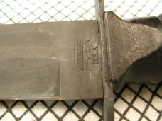 CAMILLUS NEW YORK U.S.A. VINTAGE 1936/1945 MILITARY FIGHTING KNIFE WITH ORIGINAL LEATHER SHEATH