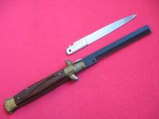 Vintage 9" ITALIAN Switchblade Comb STILETTO Knife w/Interchangeable Blade  