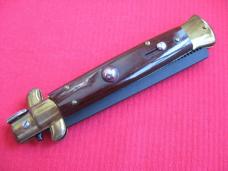 Vintage 9" ITALIAN Switchblade Comb STILETTO Knife w/Interchangeable Blade  