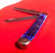 CASE XX BLUE BONE TRAPPER MASONIC IN SEARCH OF MORE LIGHT IN TIN - COA LIMITED MINT