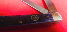 CASE XX BLUE BONE TRAPPER MASONIC IN SEARCH OF MORE LIGHT IN TIN - COA LIMITED MINT