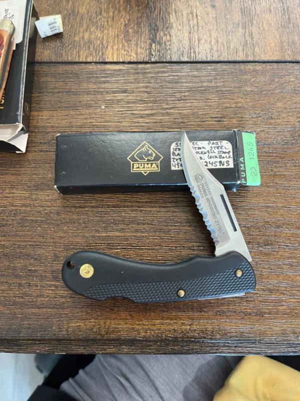 Vintage Puma Sportec Zytel pocketknife, 231245, like new in original box