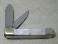 Fight'n Rooster Germany Pearl Canoe Jack Knife 1993 International Cutlery Club 1 of 150