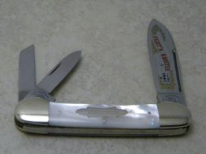 Fightn Rooster Germany Pearl Canittler Knife 1987 International Cutlery Club II 1 of 400