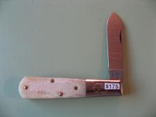  NEW YORK KNIFE COMPANY/COOPER CUTLERY BARLOW SAW CUT WHITE BONE#1