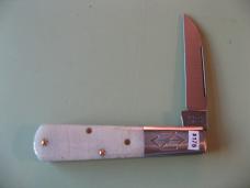 NEW YORK KNIFE COMPANY/COOPER CUTLERY BARLOW SAW CUT WHITE BONE#3