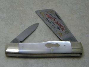 Fightn Rooster Germany Pearl Cotton Sampler Knife 1989 International Cutlery Club I 1 of 200