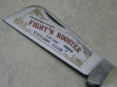 Fight'n Rooster Germany Pearl Cotton Sampler Knife 1989 International Cutlery Club I 1 of 200