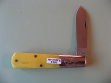  NEW YORK KNIFE COMPANY/COOPER CUTLERY BARLOW YELLOW BONE #1