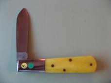  NEW YORK KNIFE COMPANY/COOPER CUTLERY BARLOW YELLOW BONE #1