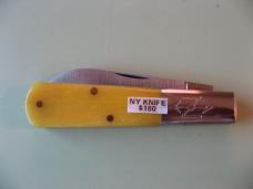  NEW YORK KNIFE COMPANY/COOPER CUTLERY BARLOW YELLOW BONE #2